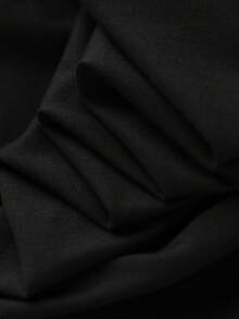 2件套女童休闲简约短袖上衣和裤子套装，适合夏季度假、上学和购物。 - 黑色 - 查看 10