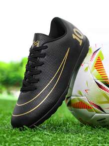 Unisex Youth Sports Soccer Shoes, Campus Student Boys Girls Football Training Shoes, Football Match Specialized Shoes, Studded Non-Slip, Good Foot Feel, Lightweight And Comfortable (Some With Shoe Oil On Uppers And Soles)