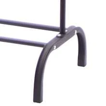 Arara de Roupas Cabideiro de Chão Closet Modulado em Aço Carbono C/ Sapateira - Preto - Visão 4