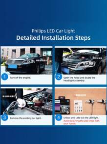 Philips Ultinon Rally 3551 High-Brightness LED Car Lights