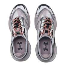 Under Armour Pantofi sport unisex casual UA Echo-GRY cu talpă joasă și șireturi, pantofi de călătorie ușori și confortabili 6006061-009 - Negru/Gri - Vizualizare 3