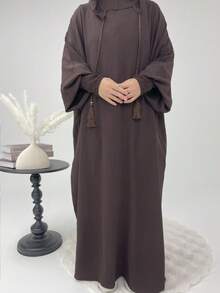 1 件女士连帽披肩，适合日常穿着，四季皆宜 - 彩色 - 查看 1