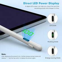 Stylus Pens For Touch Screens, Stylus Pen For IPhone/ For IPad/ Tablet AndroidSurface, Compatible With All Touch Screen Gifts For, Friends, Kids, Birthday, Holiday - White - View 3