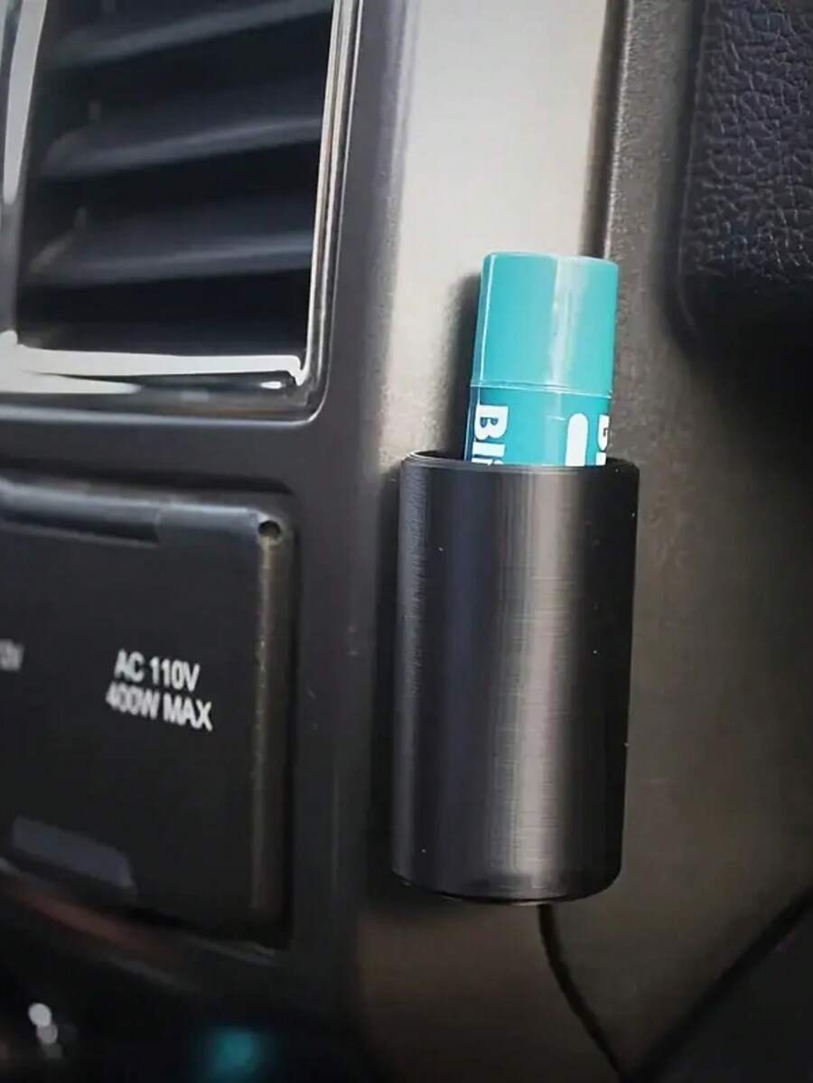 车载口红架 - 便携式小物件收纳架，适用于化妆品和小配件收纳架，口红架，便携式仪表盘安装收纳架，收纳架，汽车内饰配件，汽车用品，汽车装饰，汽车零件，女士汽车配件，礼品 - 多色 - 查看 1