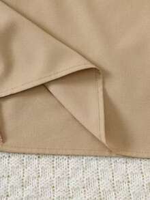 女童优雅 3D 花卉蕾丝设计荷叶边领长袖溜冰裙，适合春秋季节