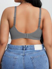 Sutiã de amamentação feminino confortável, liso, sem aro, com fecho frontal, sem costura, para maternidade, sutiã para amamentação, para dormir, para gravidez e pós-parto