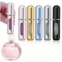 1 Mini Travel, Fashionable Metal Surface, Very Suitable For Travel And Use At Any Time, Travel Perfume Container | Fashionable Perfume Design | Durable Metal Structure, Mini Travel Size - 金色 - 查看 1