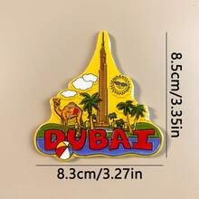 1 件树脂哈利法塔冰箱贴，迪拜纪念品礼物，旅行收藏冰箱装饰 - 彩色 - 查看 7