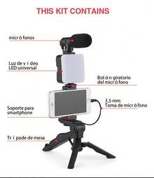 Phone External Flashes & Selfie Lights - Black - View 4