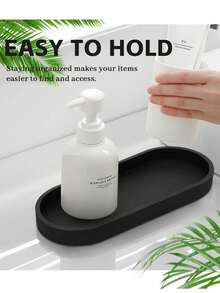 1/2 pièces Plateau de vanité en silicone avec motif de marbre, plat à bijoux, boîte à bijoux ovale, plateau de maquillage, salle de bain, baignoire, cuisine, évier, plateaux décoratifs pour plan de travail, décoration de Noël pour la maison, décor, Noël, décoration de table, plateau en bois, style vieux argent, vase à fleurs, assiettes, plateau en bois, assiette, table basse, plateau décoratif, décoration de table, ornements pour la maison, ornements noirs, plateau pour accoudoir de canapé, ambiance bohème, pour vacances à la plage, collection salle de bain, collection chambre à coucher, grande capacité