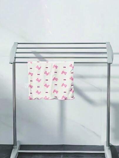 מתלה בגדים קטן רב תכליתי, מתלה ייבוש נייד מנירוסטה, מתלה מגבות מתקפל ומשופע מתאים לתחתונים, גרביים, מגבות, מתאים למרפסת ולשימוש ביתי