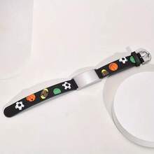 Bracelet d'urgence personnalisé / Bracelet d'identification spécial anti-perte. Ce bracelet d'identification mignon avec une plaque incurvée en acier inoxydable convient aux adolescents. Il est disponible en couleurs optionnelles de rose, bleu, rouge, noir et blanc, avec des styles couvrant la mode, les couleurs, le vintage, le minimaliste, le décontracté et le mignon. Il propose une personnalisation. - Multicolore - Voir 22