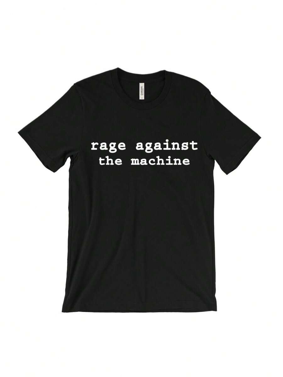 Rage Against The Machine T-Shirt - Text - Killing In The Name - Guerrilla RadioMen's T-Shirt - Black - View 1