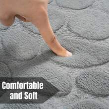 Memory Foam Bathroom Mat, Pebble Bathroom Rug, Super Absorbent Bathroom Mat For Bathroom, Toilet Mat Home Bathroom Decorative Rug. (1 Pc) Bathroom Accessories Back To School Fall Decor