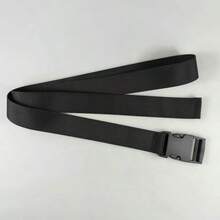 1 chiếc thắt lưng khóa nhựa phẳng, đầu khóa nhựa, thắt lưng vải bạt huấn luyện quân sự, thích hợp mặc thường ngày, cả nam và nữ, nữ, mùa hè/trường học/mùa thu/thể thao/ngoài trời, có thể điều chỉnh, thể thao, đi bộ đường dài, thoáng khí, nhanh khô, huấn luyện, không phải kim loại, mặc hàng ngày, Halloween, v.v. - màu đen - Xem 5