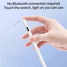 适用于 iPad 2018-2025 的手写笔，适用于 iPad Pencil 10 和 9 代的快速充电，与 Apple Pencil 1 代相同，兼容 Apple iPad Mini、iPad Pro11/12.9/13 英寸、iPad Air11/13 英寸、iPad Air、iPad 6~10 代 - 白色 - 查看 4
