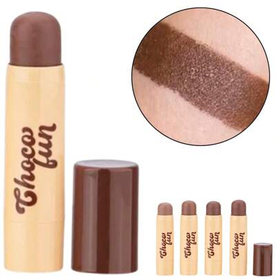 Contorno Facial Em Bastão Stick Linha Choco Fun Fenzza
