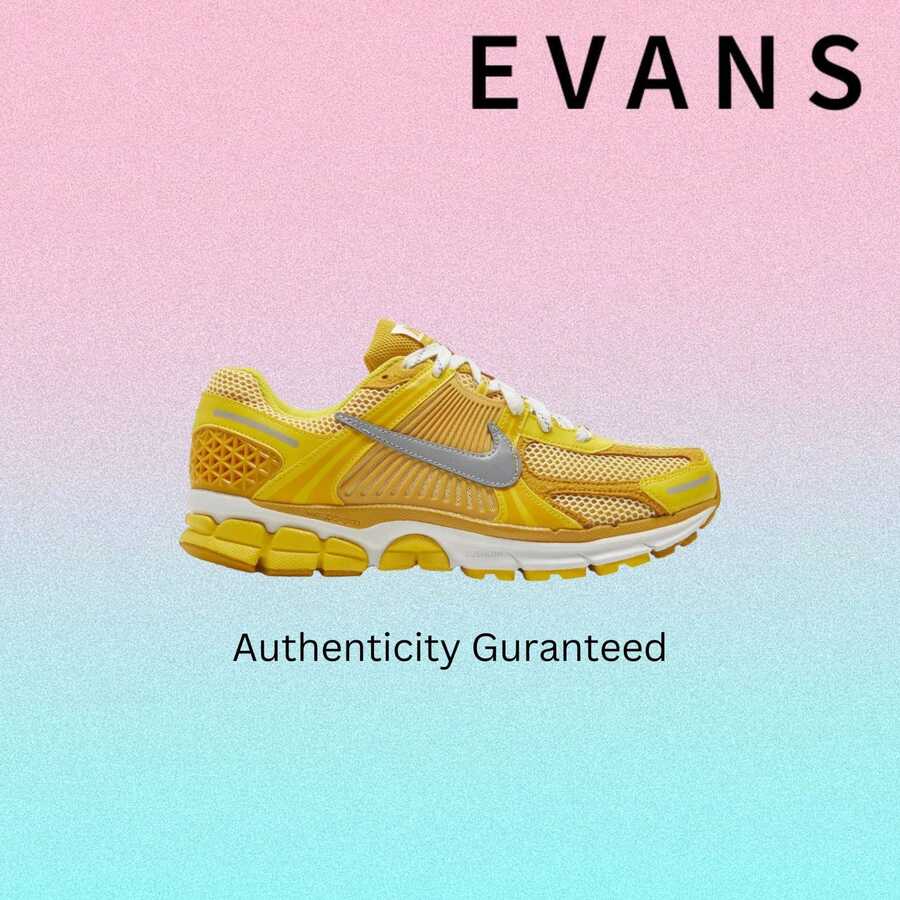 Nike Zoom Vomero 5 Yellow Ochre FJ4453-765 Men Fashion Sneakers New Vintage-Spring Summer-Inspired Running Shoes, Shock-Absorbing Comfort, Gym To Streetwear-Back To School - Yellow Ochre - View 1