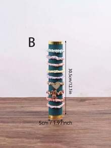 1个/2个装竖式头带、手镯、手表、珠宝展示架，女士礼品 - 彩色 - 查看 9