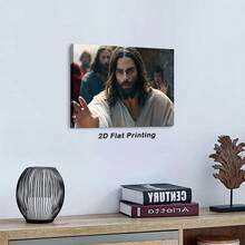 1pc 30*40cm(12x16inch) Canvas Print Modern Art Framed Painting Prayerful Peace Inspirational Poster Modern Elegant Canvas Painting Art Perfect Living Room Bedroom And Office Any Occasion Ideal Decorations.Stretched And Framed Ready To Hang.