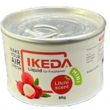 Odświeżacz powietrza do samochodu: Płynny pojemnik o smaku ananasa | Usuwa nieprzyjemne zapachy | Odświeżacz powietrza | Długotrwały zapach | Środek do usuwania dymu | Nadaje się do samochodu i domu | 60 gramów | 1 pojemnik