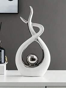 Nordic Style Artistic Ornaments, Made Of Resin Material And Designed With Artistic Curves, Can Be Used As Desktop Decoration Ornaments/Desktop Decoration Ornaments/Christmas Decoration Ornaments/Or As Unique Birthday Gifts And Heartwarming Holiday Gifts