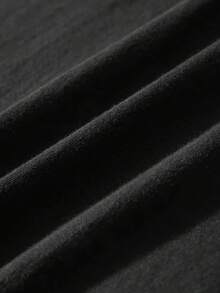 Women's Floral & Hummingbird Print Casual T-Shirt - Breathable Round Neck Short Sleeve Top, Machine Washable Spring Summer Fashion Tee With Vibrant Graphic Design, Ladies T Shirts, Seasonal Clothing, Artistic Design, Comfortable Material, Printed Top,  Women, Everyday Top, Lightweight Top, Stylish . Digital Printing - 黑色 - 查看 2