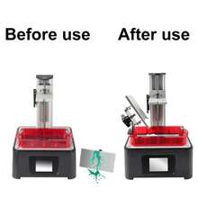 Soporte de Goteo para Impresora 3D de Resina Metálica, Soporte de Curado por Luz para Phrozen Mini 5.5″/6″LCD UV Fotocurado - Negro - Ver 3