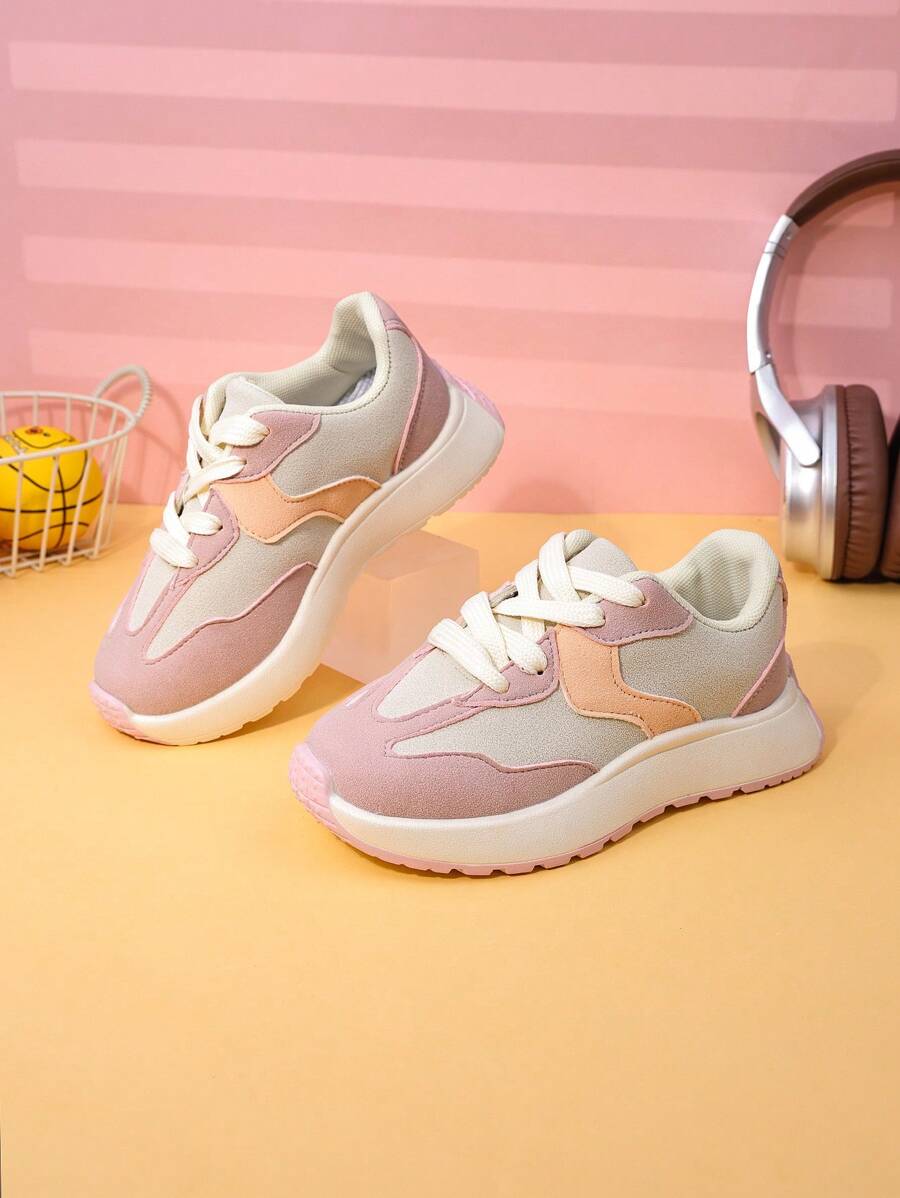 Slim Waist Girls' 2025 New Autumn & Winter Style – Internet-Famous Thick-Soled Student Casual Shoes, Breathable Sports Shoes