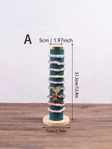 1个/2个装竖式头带、手镯、手表、珠宝展示架，女士礼品 - 彩色 - 查看 18