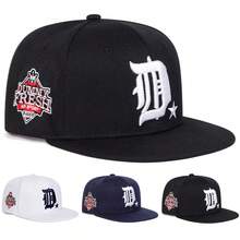 Mũ lưỡi trai nam kiểu Gothic D Cathatrr Sunset Flower Snapback, thêu chữ và sao cá nhân hóa, mũ bóng chày thời trang đường phố Hip-Hop, thích hợp cho mùa xuân, mùa thu, du lịch và đi biển. - Nhiều màu - Xem 1