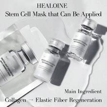HEALOINE 10 Packs Stem Cell Serum Facial Mask Collagen Face Mask Overnight Korea Hydrating Collagen Face Masks Pore Minimizing, Elasticity Improvement Sheet Mask For All Skin Type Skincare - 顏色A - 查看 2