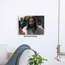 1pc 30*40cm(12x16inch) Canvas Print Modern Art Framed Painting Prayerful Peace Inspirational Poster Modern Elegant Canvas Painting Art Perfect Living Room Bedroom And Office Any Occasion Ideal Decorations.Stretched And Framed Ready To Hang.