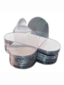 200 Clear Acetate Molds With 4 Thin Sweet Petals - 無色 - 查看 8