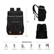 Hielera Portatil Mochila Bolsa Termica Impermeable Picni 30l - Negro1 - Ver 2