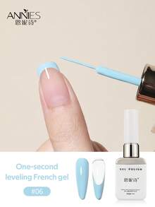 annies 12ML One-Second Flow-Leveling French Manicure Gel Polish 2025 New Model High Saturation Outline Painting Gel Exclusively For Nail Salons 1pc/12pcs