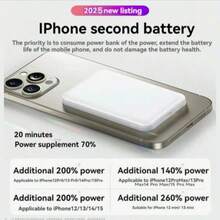 Magnetic Portable Charger, Ultra Slim Qi2 Certified 10000mAh 20W Magnetic Power Bank, USB C In&Out Wireless Battery Pack With Foldable Stand, Phone Charger, Exclusive For Compatible With IPhone16 Pro/ Max; 16 Plus; 16; 15 Pro/ Max; 15 Plus; 15; 14 Pro/ Max; 14 Plus; 14; 13 Pro/ Max; 13 Mini; 13; 12 Pro/ Max; 12 Mini; 12; SE (2022); 11 Pro Max; 11 Pro; 11; Xr; Xs Max; Xs; X; 8 Plus; 8, Suitable For Summer Holiday Outdoor Travel/Camping And Emergency Backup Mobile Power Supply, Gifts For Family, Friends, Birthday Magnetic Wireless,Birthday Gift,Halloween Gift,Christmas Present - 彩色 - 查看 8