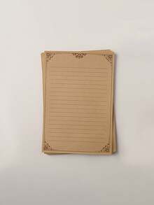 10pcs Vintage Kraft Paper, Suitable For Home Office Stationery, Vintage - Thank You Cards, Love Letters, Invitations, Resumes, Awards, Diplomas, Arts, Crafts, Certificates - Multicolor - View 12