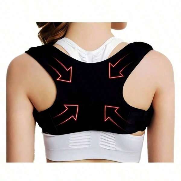 1 pieza Correas ajustables para el mantenimiento de la postura, correas para los hombros del mismo estilo para hombres y mujeres, adecuadas para fitness, deportes y uso en la oficina, en cualquier lugar, accesorios de gimnasio