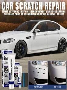Car Scratch Repair Cream, Scratch Remover, Car Scratch Polishing Compound, Car Paint Care - White - View 6