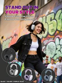 Remax Bluetooth Headphones Over Ear, 12 Hours Playtime Wireless Headphones With Up To 300 Hours Battery Standby, Support Answer Call(Black), Premium Gift For Friend, Classic Best Seller Of Store - 多色-300HB - 查看 6