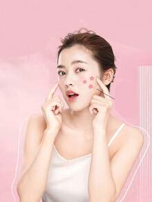 Colorful Star-Shaped Face Stickers, Suitable For Daily Decoration, Events And Parties - Multicolor - View 3