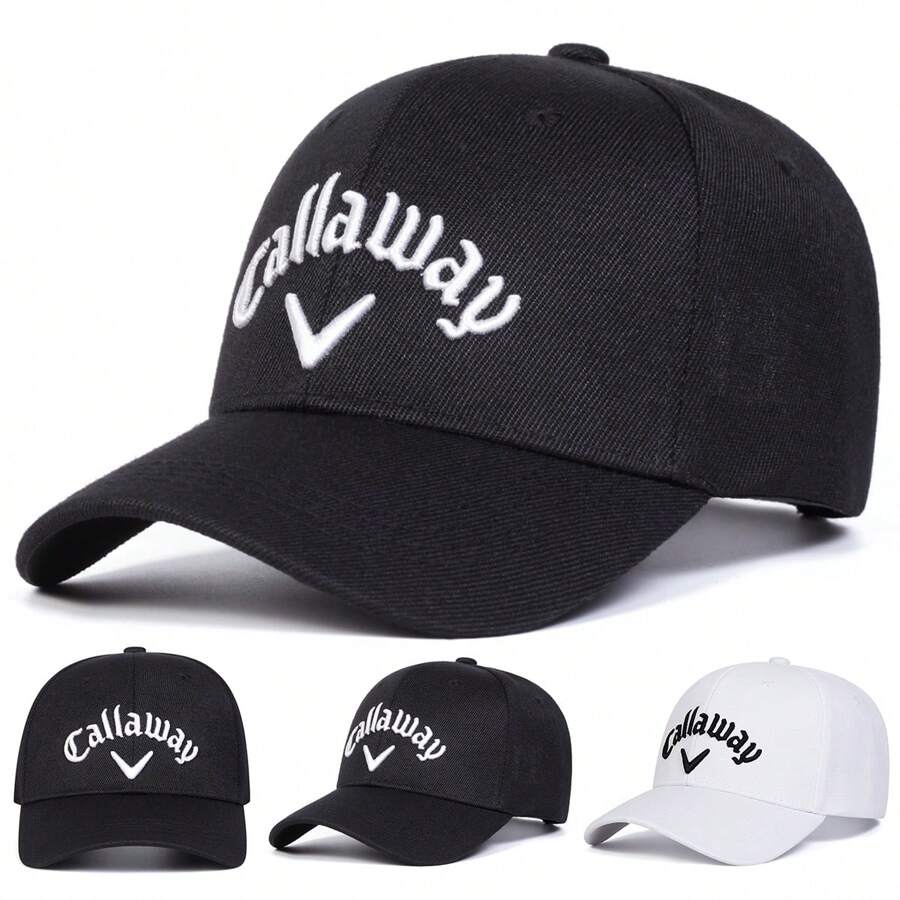 1pc Men's Embroidered Logo Baseball Cap, Streetwear Fashion Casual Hat For Spring, Autumn, Travel, Beach Vacation - Multicolor - View 1