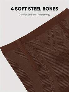 Women's High Waist Tummy Control Seamless Shapewear Shorts, Comfortable Slimming Compression Pants For Waist And Abdomen