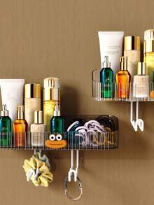 1 pieza Organizador de accesorios para el cabello montado en la pared, caja de joyas, estante de almacenamiento para pinzas, lazos para el cabello