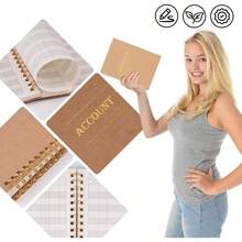 Accounting Ledger Book, Expense Tracker Notebook A5 Budget Bill Tracker Notebook For Home Budget Tracking Business Bookkeeping Personal Finance Planner, Income And Expense Log Book - 1 - View 3