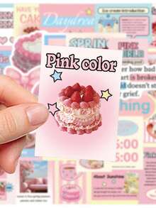 30 piezas de pegatinas de bayas y queso para estuches de teléfono, cuadernos, portátiles, maletas, cascos, patinetas, automóviles, libros Kindle, útiles escolares y decoración del aula DIY