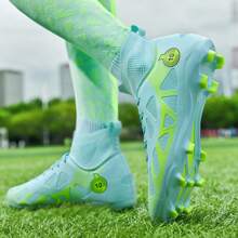 男子足球鞋男式足球靴大童高帮钉鞋青少年专业训练草坪室内外运动鞋