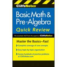 Pre-Owned CliffsNotes Basic Math And Pre-Algebra Quick Review: 2nd Edition (Paperback) By Jerry Bobrow - Sách đơn - Xem 3