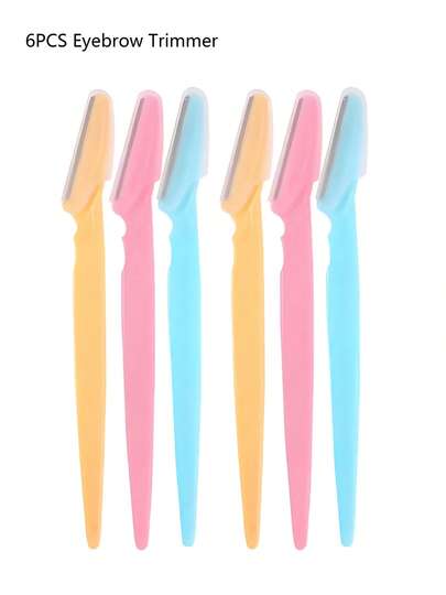 6pcs Eyebrow Shaping & Trimming Kit, Includes Eyebrow Razor, Crescent Moon Eyebrow Knife, Manual Hair Removal Tools, Beauty Tools For Beginners Beginner Eyebrow Shaping Tool Kit, Unisex Eyebrow Razors, Makeup Tools, Depilatory Tools,Cheap,Valentine's Day,Cheap Items,Travel,Travel Essential,Room Decor,Valentine's Gift,Cheap Stuff,Room,1 Dollar Items,Vacation Essentials,Gifts For Women,Bedroom,Valentine,99 Cent